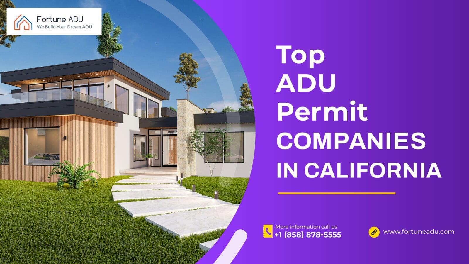 Top ADU Permit Companies in California